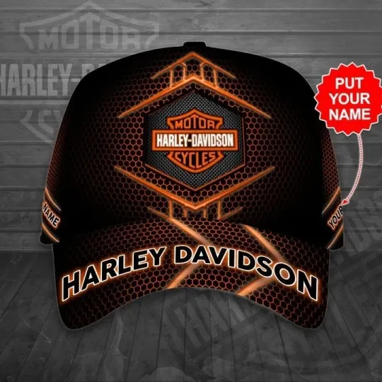 Discover Personalized Harley Motor Davidsonn Racing Classic Cap Gift For Husband Dad