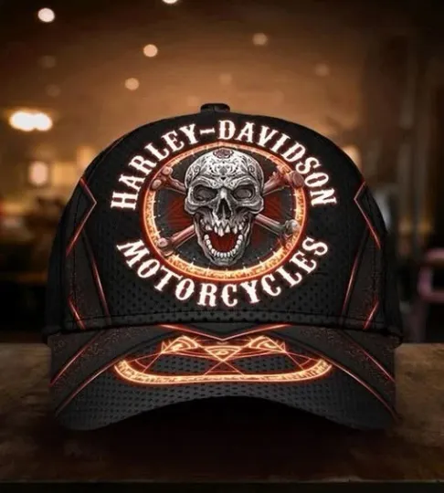 Discover Harley Motor Davidsonn Racing Classic Cap Gift For Husband Dad