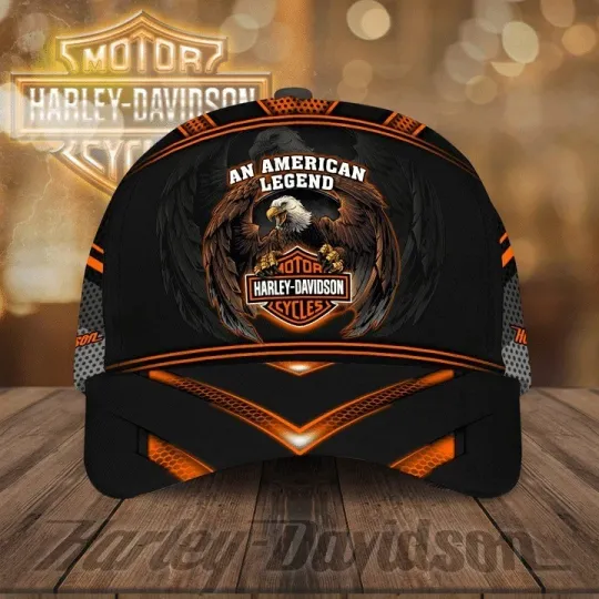 Discover Personalized Harley Motor Davidsonn Racing Classic Cap Gift For Husband Dad