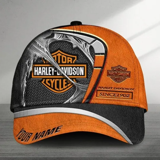 Discover Personalized Harley Motor Davidsonn Racing Classic Cap Gift For Husband Dad