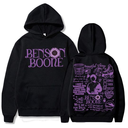 Discover BENSON BOONE Mystical Magical Tour 2025 Hoodie Harajuku Pullover Tops Man Woman Sweatshirt Fans Gift