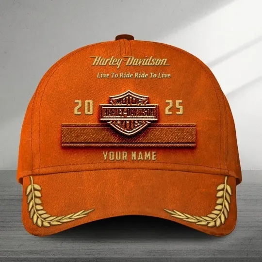 Discover Personalized Harley Motor Davidsonn Racing Classic Cap Gift For Husband Dad