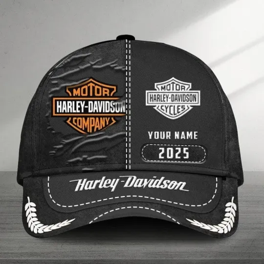 Discover Personalized Harley Motor Davidsonn Racing Classic Cap Gift For Husband Dad