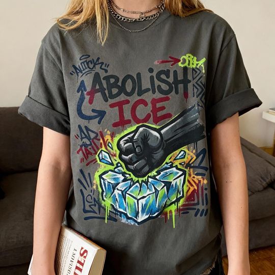 Abolish ICE T-Shirt, Fuck ICE Shirt, Subtle Anti Ice Stay Salty Protest T-Shirt, Keep Ice Out, Pro Immigration, antifa Shirt