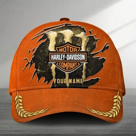 Discover Personalized Harley Motor Davidsonn Racing Classic Cap Gift For Husband Dad