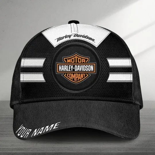 Discover Personalized Harley Motor Davidsonn Racing Classic Cap Gift For Husband Dad