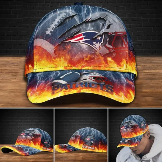 Discover Personalized New England Football Patriotss Team Classic Cap Gift For Husband
