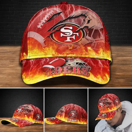 Discover Personalized San Francisco Football 49erss Team Classic Cap Gift For Husband Dad
