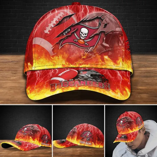 Discover Personalized Tampa Bay Football Buccaneerss Team Classic Cap Gift For Husband