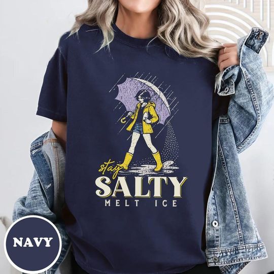 Discover No Ice Shirt, Stay Salty Melt ICE Shirt, Pro Immigration, Abolish ICE TShirt, Anti ICE Political, Social Justice Shirt