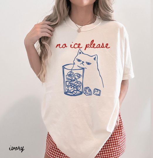 Discover No Ice Cat T-Shirt Feminist and Social Justice Unisex Tee