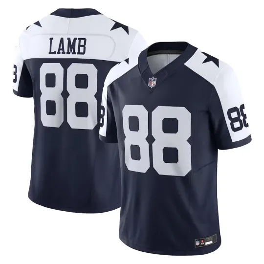Discover NWT Men's Cowboys #88 CeeDee Lamb Navy Jersey