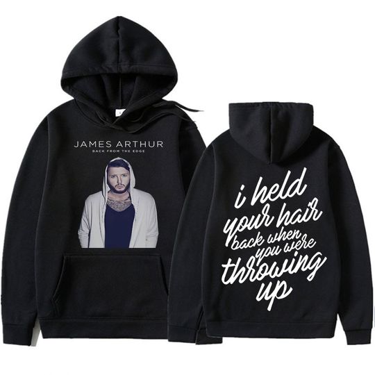 James Arthur Gothic Graphics 2026 Hoodie Mens Womens Double Sided Print Fleece Spring Autumn Casual Oversized Loose Sweatshirts
