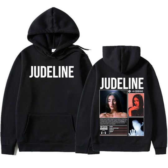 Discover Singer Judeline Hip Hop High Quality Pullovers Mens Womens Autumn/Winter Hoodie Long Sleeved Oversized Fleece Casual Y2k Clothes