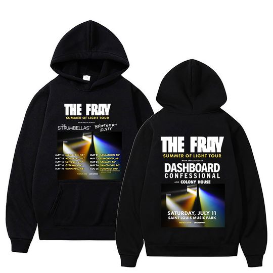 Discover The Fray A Light That Waits Hoodies Loose Long Sleeve Unisex Streetwear Fashion Casual Women Men Hooded Fleece Sweatshirt Tops