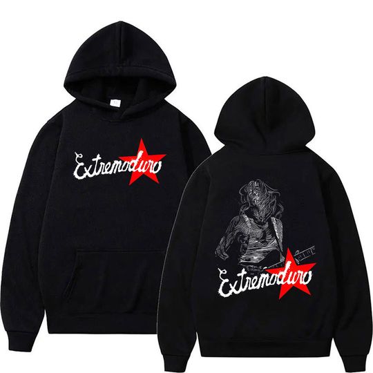 Discover Rock Band Extremoduro Tour 2026 Hoodie Men's Gothic Hip Hop Pop Music Pullover Sweatshirt Vintage Long Sleeve Hooded Streetwear