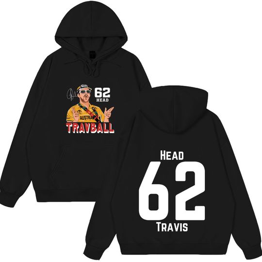 Discover TravBall Travis Head Cricketer Graphic Hoodies Men's Fleece Casual Oversized Sweatshirt Winter Fashion Hip Hop Long Sleeve Wears