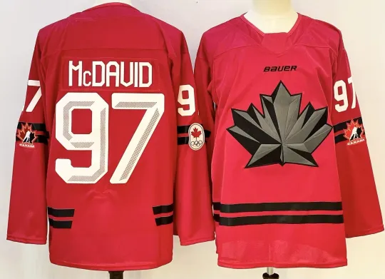 Discover Connor McDavid Canada Red All Stitched Jersey