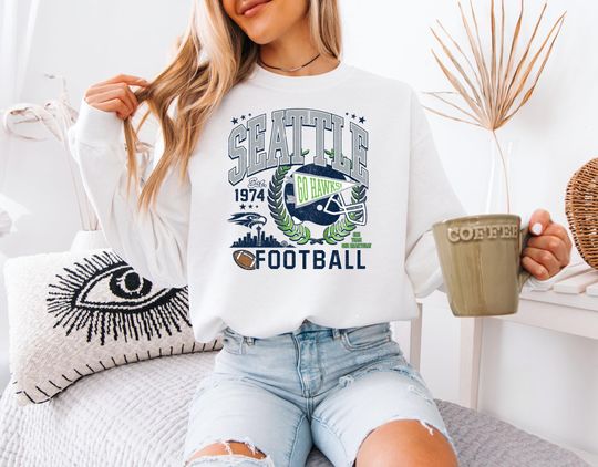 Discover Champion Seattle Football Shirt, 2026 Seattle Champion Sweatshirt, Vintage Seattle Mascot Shirt
