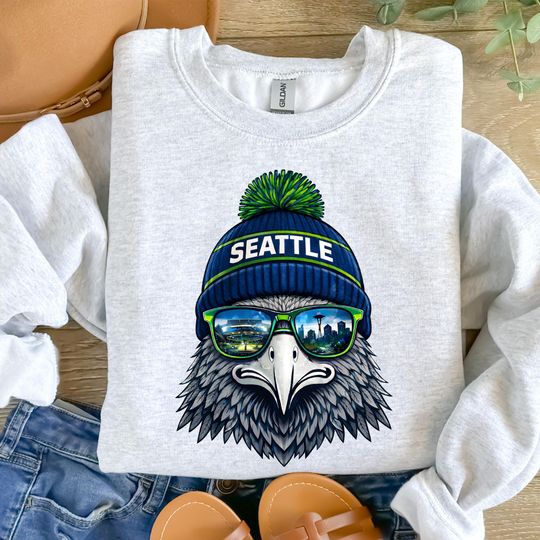 Discover Seattle Football Sweatshirt, Unisex Game Day Graphic Top