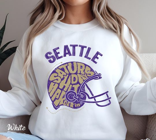 Discover Seattle Football Sweatshirt, Vintage Eagle football Fan Gift