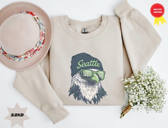Discover Seattle Football Shirt, Seattle Mascot Sweatshirt, Trendy Game Day Gift