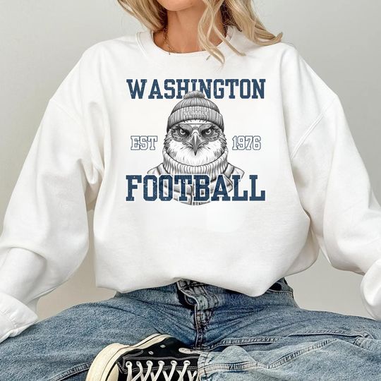 Discover Retro Seattle Football Tee | Seattle Seahawk Football Crewneck Sweatshirt | Seahawk Fan Gift