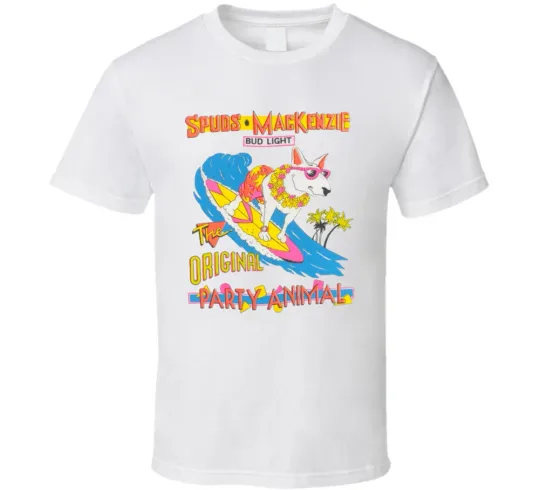 Discover Spuds Mackenzie Bud Light The Orginal Party Animal T Shirt