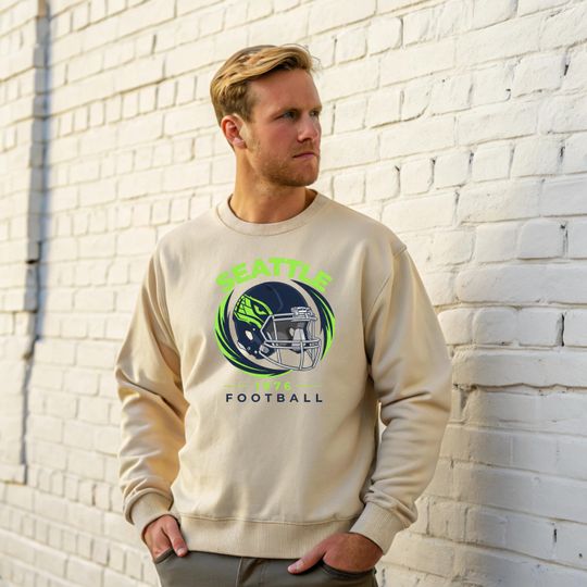 Discover Seattle Seahawk Football Sweatshirt, Retro Fan Gift, Game Day Shirt