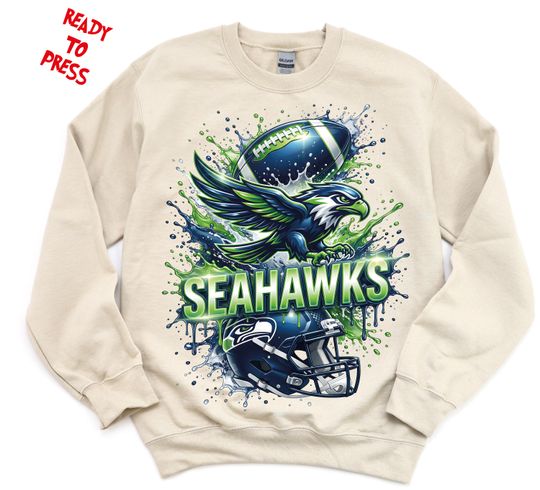 Discover Seattle Seahawks Dtf Transfer, Super Bowl 2026 Halftime Ready to Press