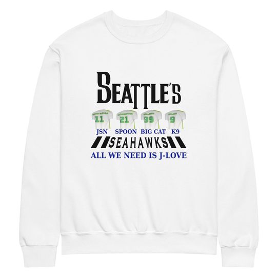 Seattle Seahawks Julian Love Sweatshirt.  Blue