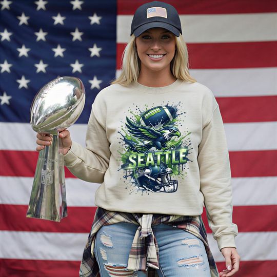 Discover Seattle Football Champs 2026 Bootleg Sweatshirt, Seattle Football Fan Sweatshirt