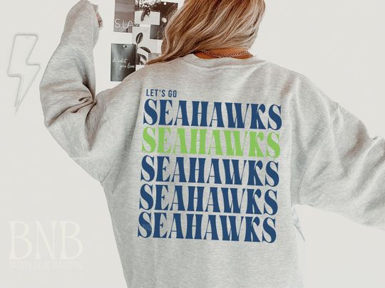 Discover Vintage Seattle Football Sweatshirt: Game Day Crewneck