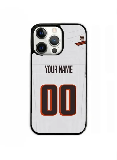 Discover Cleveland White Home Case Custom Name Number TPU Cover for iPhone Samsung