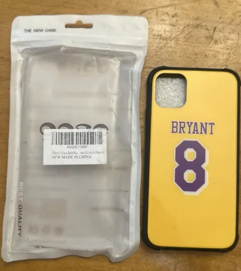 Kobe Bryant 8 Black Mamba_LA Lakers_Case for iPhone 11. BRAND NEW