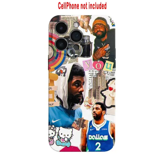 Discover 1pc Tactile NBA Player Phone Case with Custom Print Compatible with iPhone 16/17