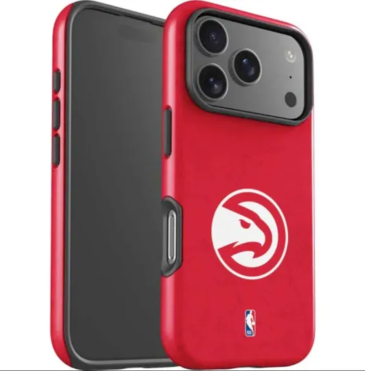 Discover NBA Atlanta Hawks Distressed iPhone 13-17 Pro Max Impact Case