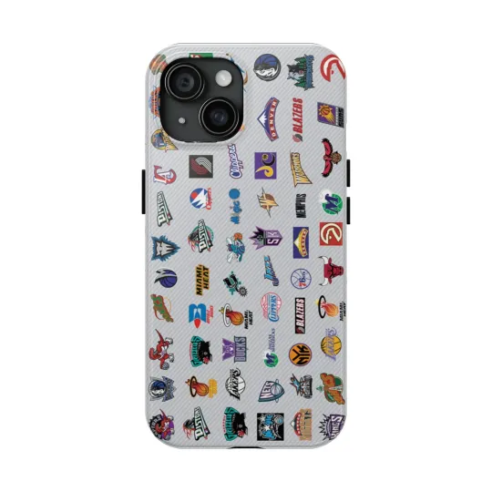 Sporty Team Spirit Phone Cases - NBA Fan Accessories, Customizable Sports
