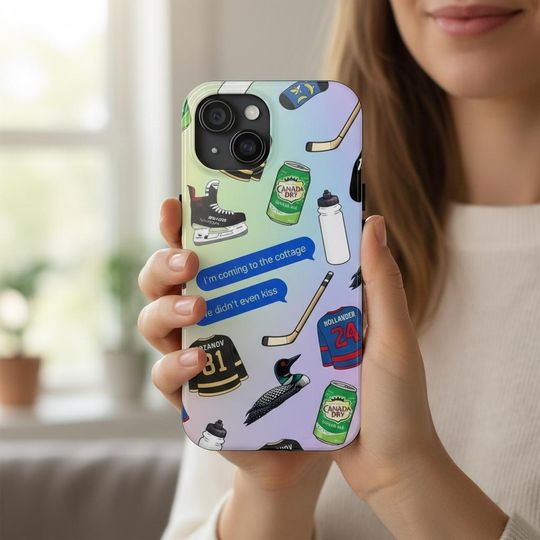 Discover Hockey Romance LGBT Hockey Fan Gift Heated Movie Rivalry Phone Case, Hockey Romance Couple, Gift For Christmas, Bookish Fan Gift, Movie Gift