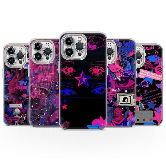 Discover TV Girl Album Art Phone Case, Indie Pop Music, Protective TPU Gel