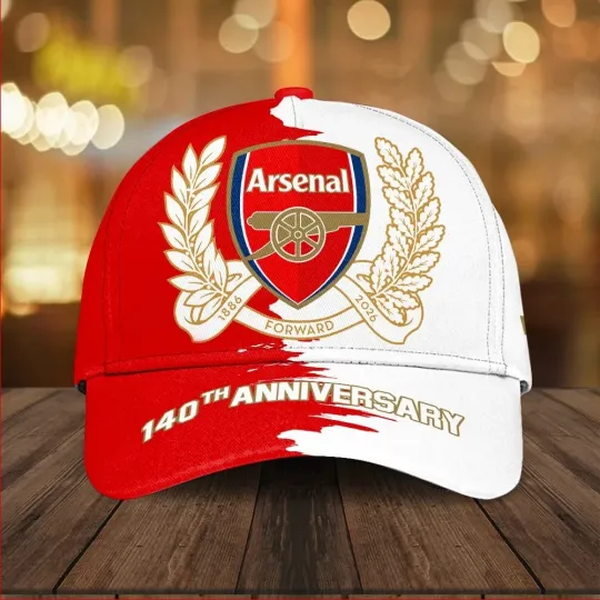 Discover Arsenal FC 140th Anniversary 2026 Classic Cap