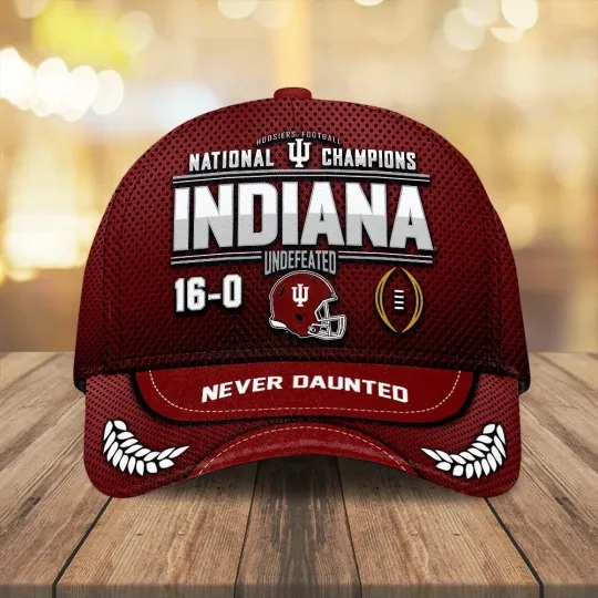 Discover Hoosiers Football 2025 National Champions Classic Cap