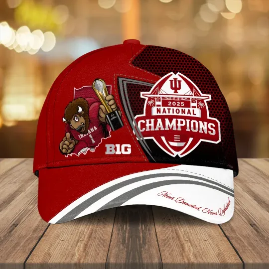 Discover Hoosiers Football 2025 National Champions Classic Cap
