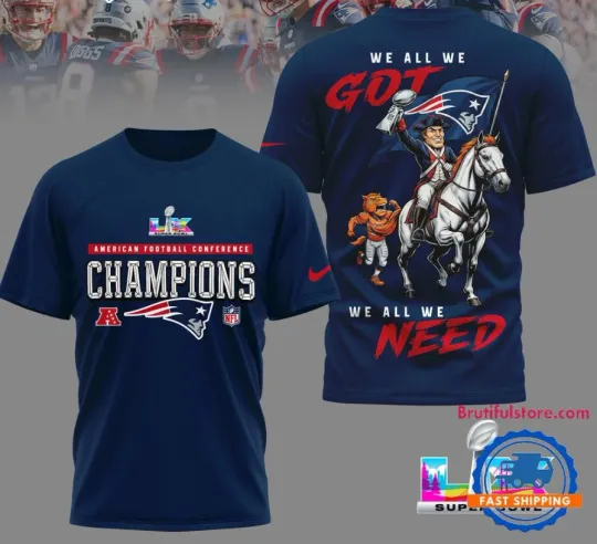 Discover New England Patri0T football 2026 Super Bowl Mascot 3D T-Shirt