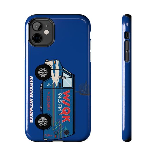 Discover Hawskin WSQK 94.5 FM Radio Van | Tough Phone Case for iPhone and Galaxy phones