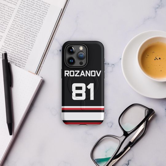 Discover Ilya Rozanov 81 Jersey MagSafe iPhone Case | Tough Hockey Phone Case