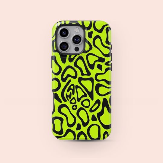 Discover Lando Norris 2024 Helmet Pattern Black Phone Case: iPhone & Samsung Galaxy.