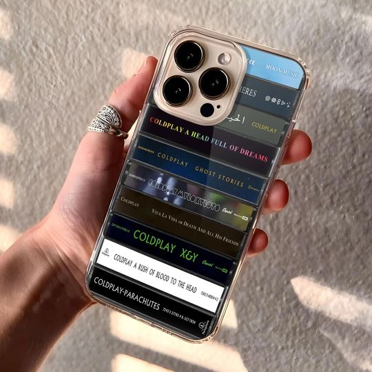 Coldplay Albums Cassette Collection Retro Phone Case