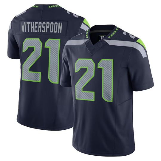 Devon Witherspoon Seattle Jersey,College Navy,Game Limited Shirt Man/Youth size