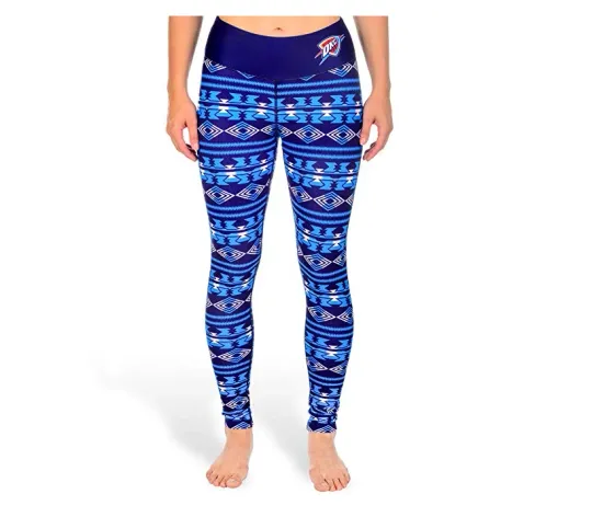 Women's Oklahoma City Thunder Aztec Print Leggings